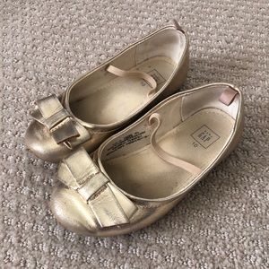 Gap Gold Ballet Flats, Toddler Size 10